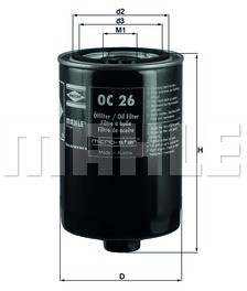 Knecht Filtr oleju OC 29 OC 29