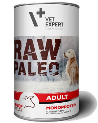 VETEXPERT VETEXPERT RAW PALEO Adult beef 800 g mokra karma wołowina