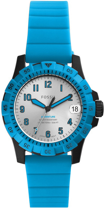 Фото - Наручний годинник FOSSIL Zegarek  ES4910 FB-ADVENTURE Blue Silicone Strap 36mm - Natychmiasto 