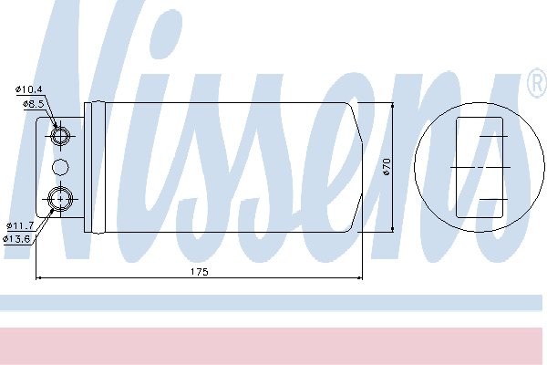 NISSENS Osuszacz, klimatyzacja NISSENS 95235