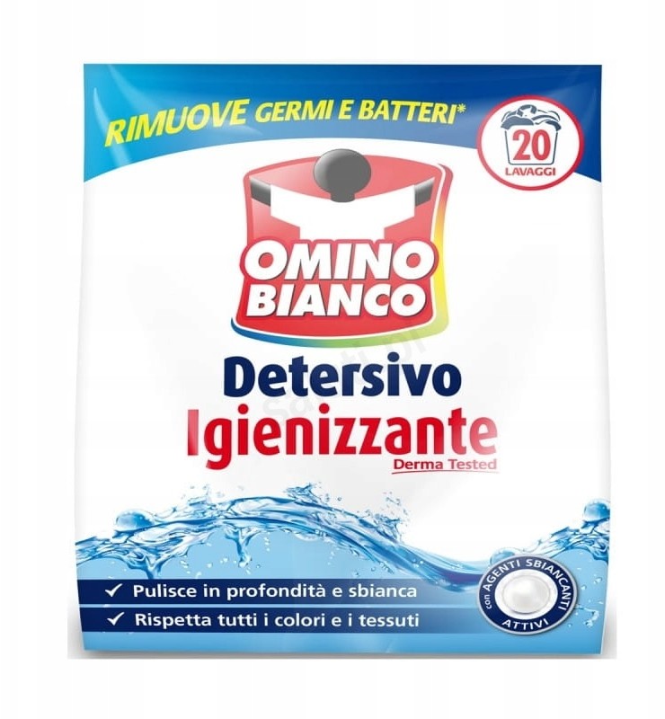 Фото - Інше для прання Omino Bianco Higieniczny - Proszek do prania  (1,1 kg - 20 p.)