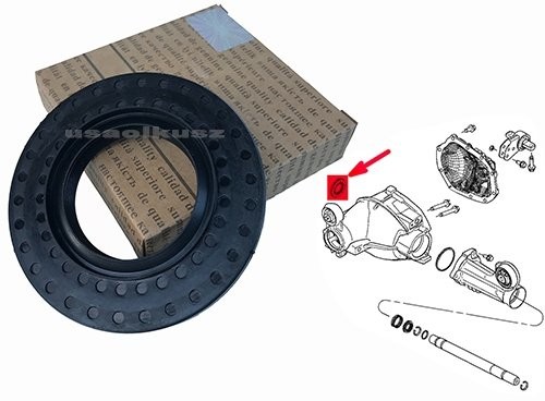FEBEST Uszczelniacz lewej półosi przedniego mostu Jeep Grand Cherokee 2005-2010 NUP-CH-001F