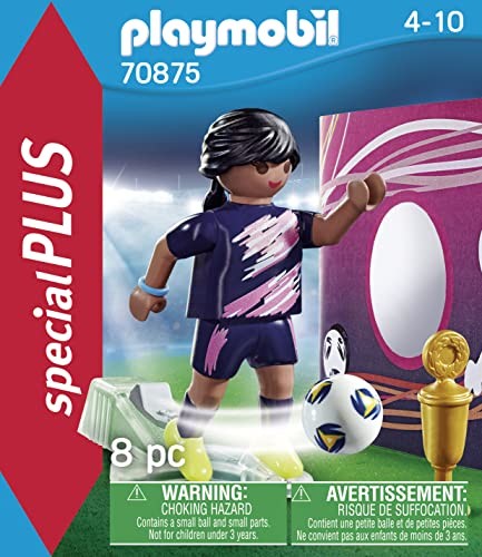 Playmobil SpecialPLUS 70875 Piłkarka z bramką, od 4 lat 70875