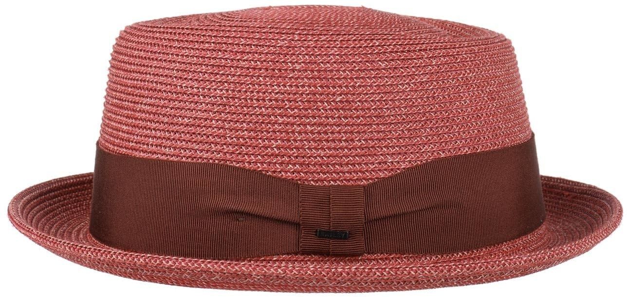 Bailey of Hollywood Kapelusz Waits Pork Pie by czerwony nakrapiany, XL (60-61 cm)