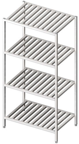 Stalgast Regał magazynowy półki gretingowe 800x400x1800 mm 981874080
