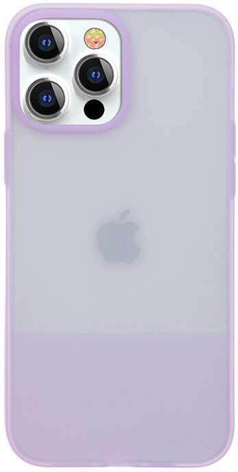 Kingxbar Plain Series etui pokrowiec do iPhone 13 Pro Max silikonowa obudowa fioletowy