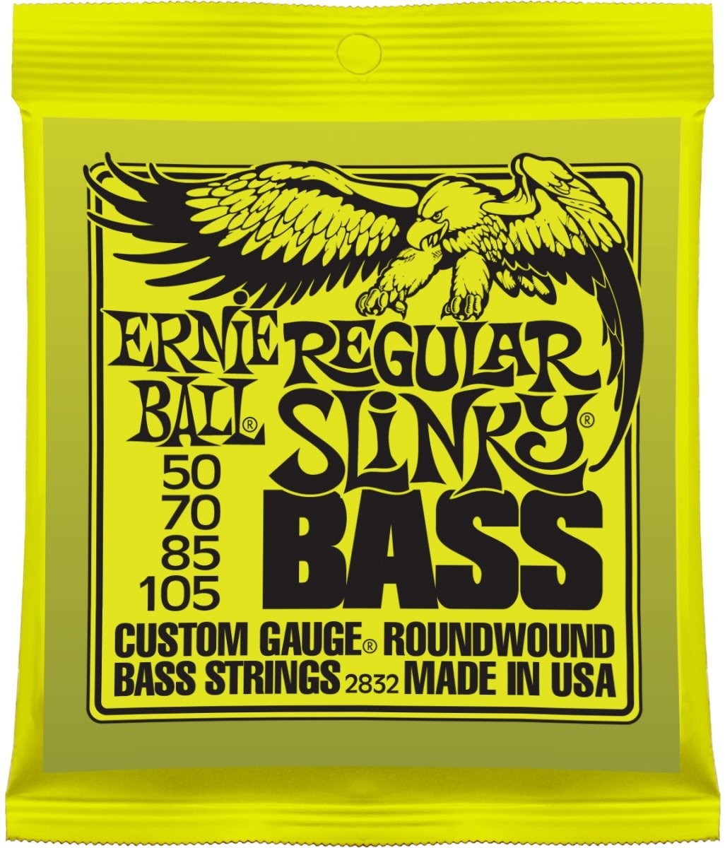 Ernie Ball Regular Slinky nikiel rana E-Bass struny - 50-105 Gauge P02832