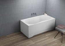 Polimat Wanna akrylowa prostokątna GRACJA 180x80 cm 00010