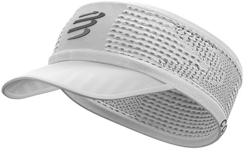 Compressport Opaska na głowę z daszkiem SPIDERWEB HEADBAND ON/OFF biała