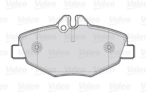 VALEO Zestaw klocków hamulcowych, hamulce tarczowe 301638