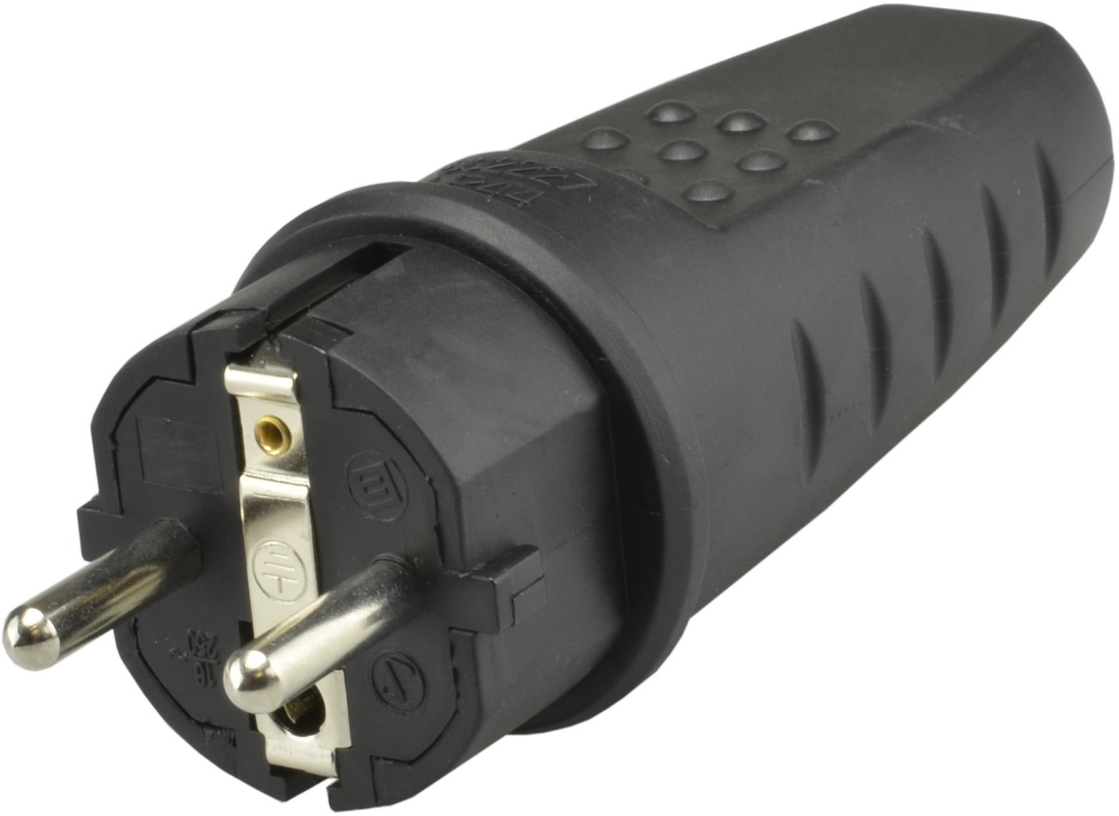 Wtyczka gumowa prądowa hermetyczna 230V IP44 16A