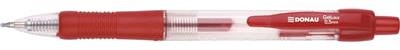 Donau Długopis automatyczny żelowy z wodoodpornym tuszem 0,5mm czerwony 7344001PL-04