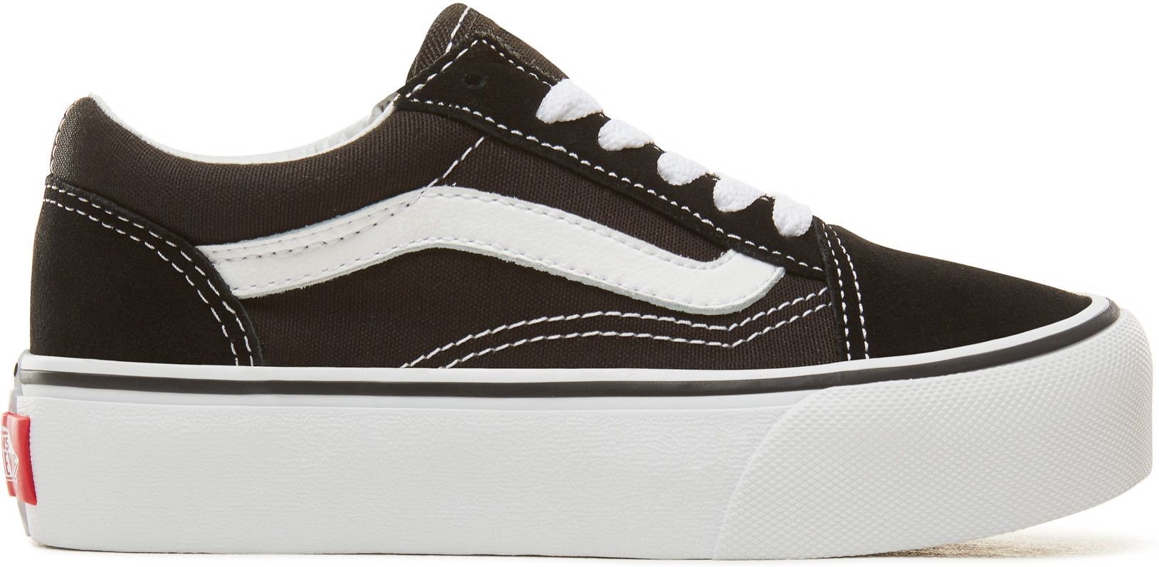 Vans obuwie ęce KIDS OLD SKOOL PLATFORM Black/True White