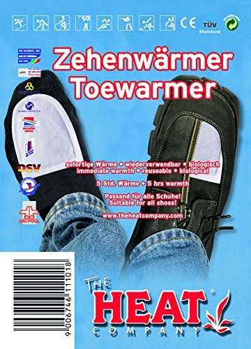 The Heat The HEAT Uni Heat zehenwaermer, 1 para poduszka rozgrzewająca nóż, szary, M 1010367110