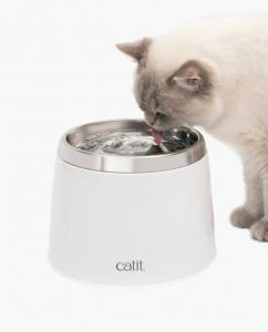 Catit Fontanna wodna Fresh & Clean z miską ze stali nierdzewnej 2L 0022517500231