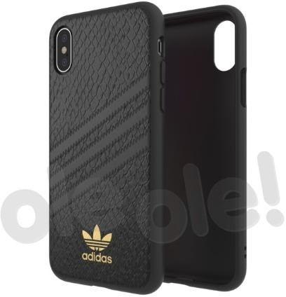 Adidas Moulded Snake Case iPhone Xs Max czarny 33930