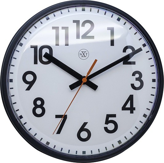 Nextime Zegar ścienny Peter czarny 7308ZW