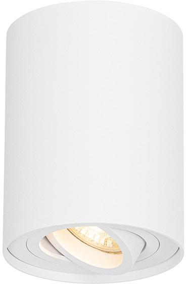 QAZQA Nowoczesny punkt sufitowy biały obrotowy i uchylny - Rondoo up