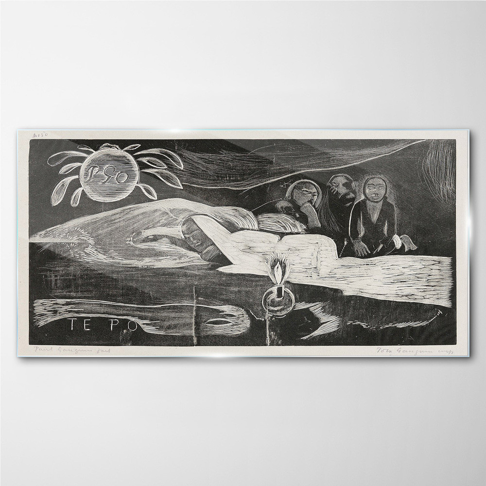 PL Coloray Obraz Szklany Te Po Long Night Gauguin 120x60cm