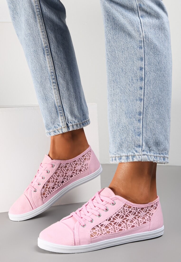 Różowe Tenisówki Alethaeia