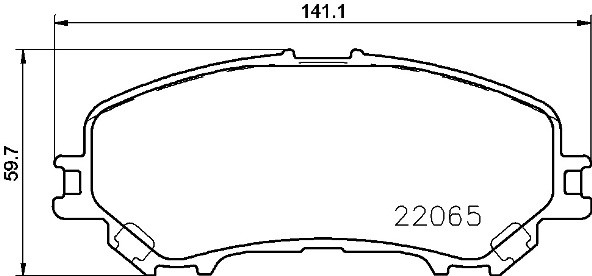 BREMBO KLOCKI HAMULCOWE QASHQAI