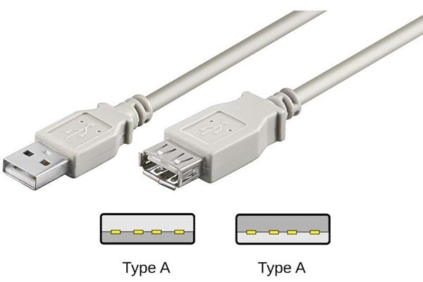 3M Pro Pro USB 2.0 Extension A/A - Grey - 4040849509612