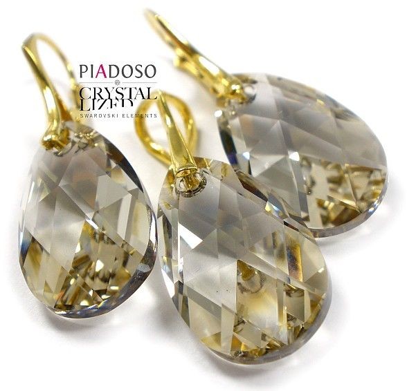 Arande SWAROVSKI komplet ZŁOTE SREBRO Certyfikat 22SH 2091288447