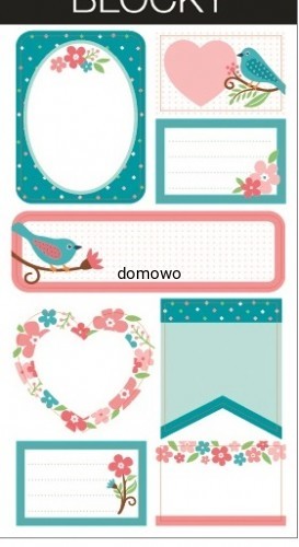 NALEPKA NAKLEJKI do scrapbookingu