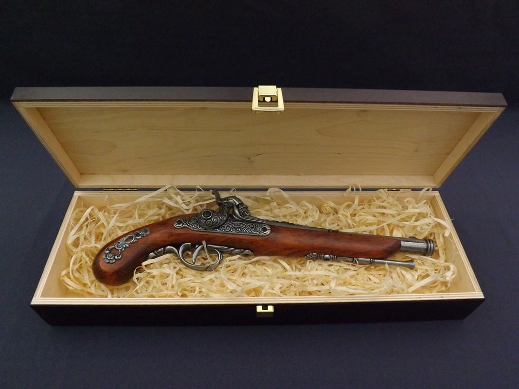 Denix SA REPLIKA PISTOLET FRANCUSKI W PUDEŁKU MODEL 1014G+P02 1014G+P02