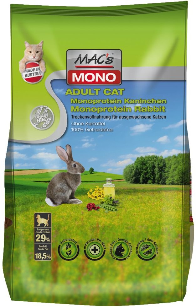 MAC's MACs MACs Cat Adult Monoprotein królik 2 x 7 kg