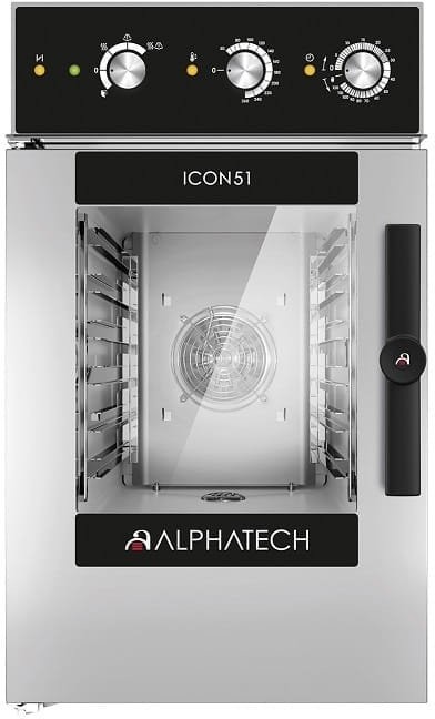 Resto Quality Piec konwekcyjno-parowy ICCM061E | 6x GN 1/1 | ICON51 Alphatech by Lainox | sterowanie manualne