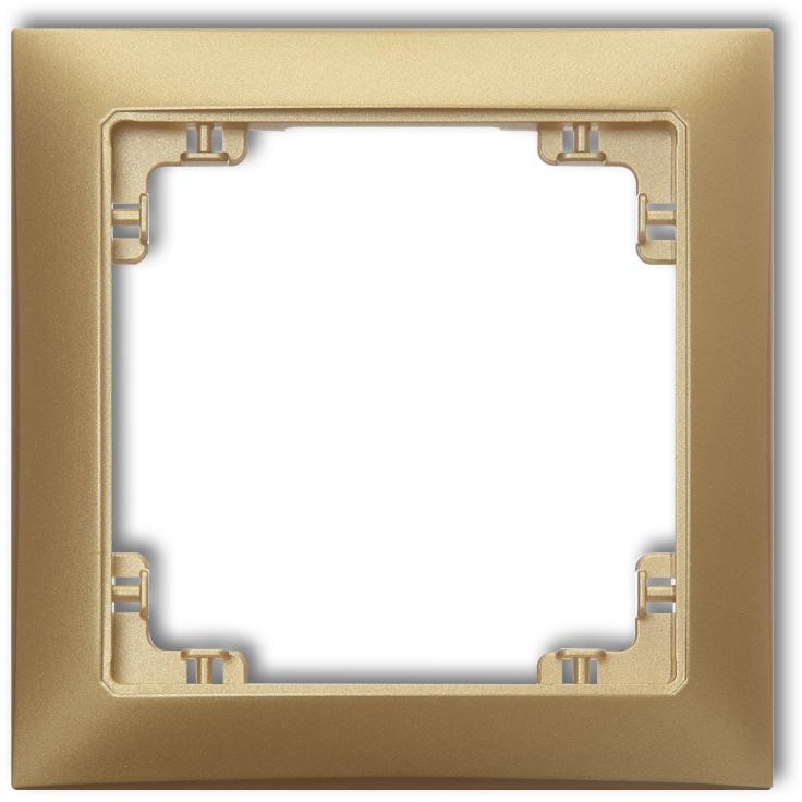 Karlik Deco Soft złoty ramka 1-krotna 29DRSO-1 29DRSO-1