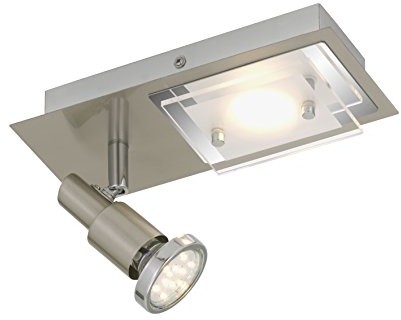 Briloner Leuchten lampa sufitowa LED, 1 X LED 5 W, 1 X LED GU10 3 W, matowy nikiel 2879  022 2879-022