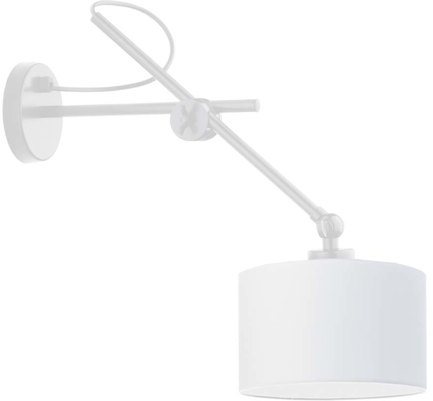 LYSNE Biała lampka na wysięgniku HAMILTON 500018/6