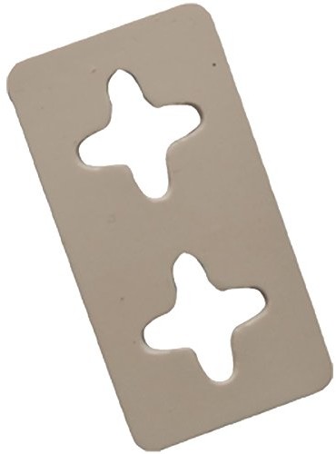Westmark 40722250 zestaw 30 abstreifp laettchen, guma, srebrny, 3.8 x 2 x 0.2 cm 40722250