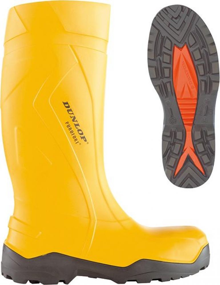 Dunlop Profesjonalne Solidne Kalosze ochronne PUROFORT S5 CI 10068-uniw