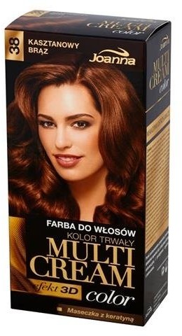 Joanna Multi Cream Color farba do włosów 38 Kasztanowy Brąz 62365-uniw