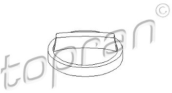 TOPRAN Korek wlewu paliwa TOPRAN 201 606