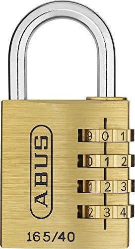 Abus ABUS 35020 zamek szyfrowy, 165/40 MM, kolor srebrny 165/40