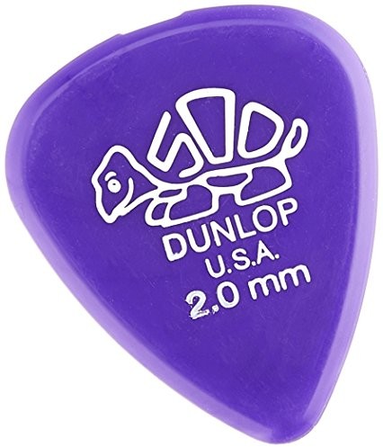 Dunlop Pick Delrin 500 Standard 2.0  Violet opakowanie z 72 sztukami 41R200