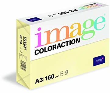 image coloraction Image Coloraction  kolorowy papier do kopiowania Desert/żółty 160 g/m A3  pakiet do 250 arkuszy 302111