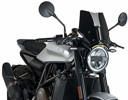 Puig 9750N przednia szyba naga nowa generacja sport, czarna 9750N