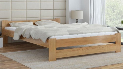Magnat Meble Łóżko Niwa 140x200 z materacem bonellowym
