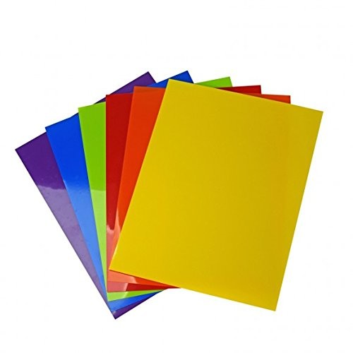 Vaessen Creative vaessen Creative AR3  901 folia kurczliwa zestaw 6 kolory A5, 12 arkuszy, Plastic, wielokolorowa, 14.8 x 21 x 0.3 cm AR3-901