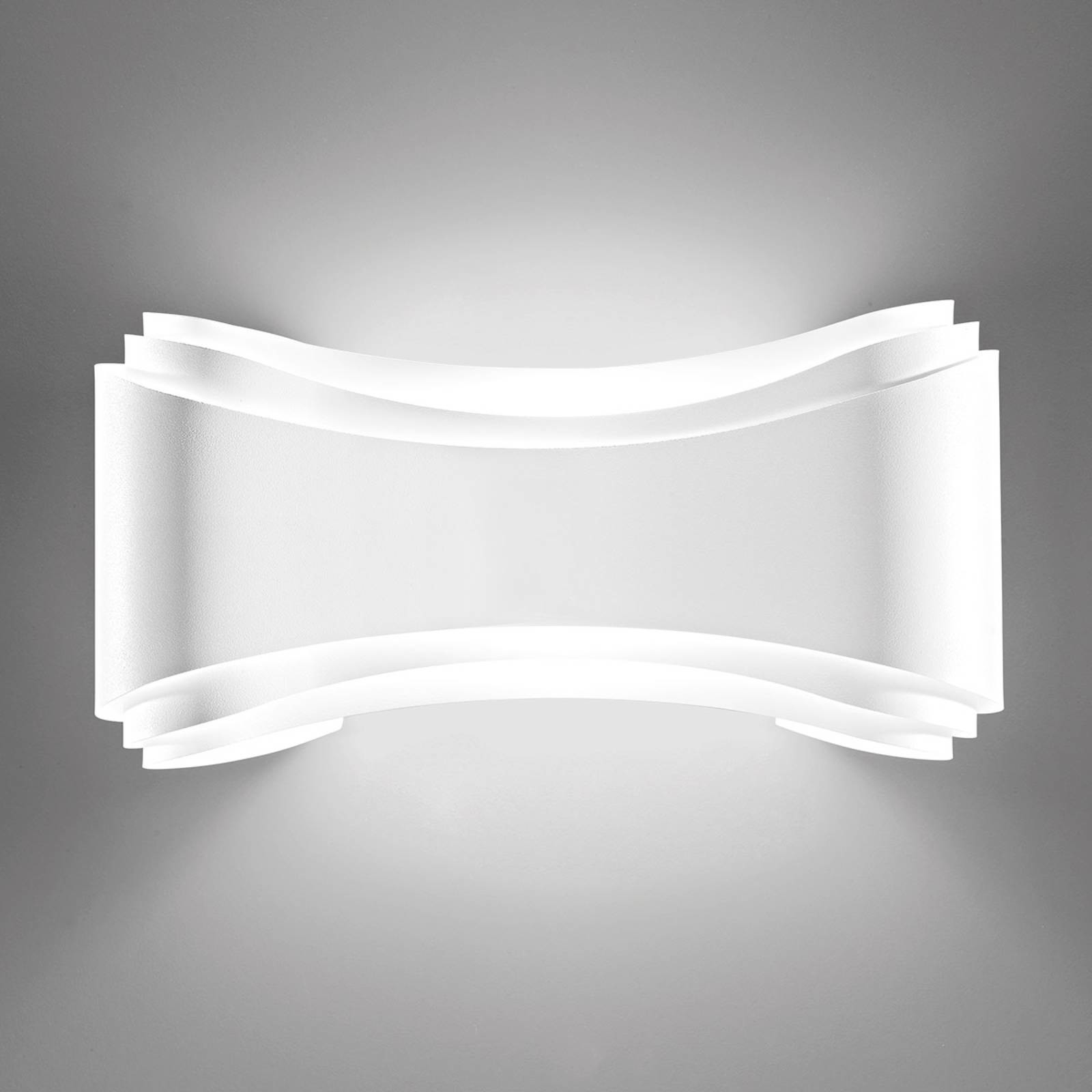 Selne Designerska lampa ścienna LED Ionica, biała
