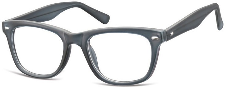 Sunoptic Okulary oprawki zerowki korekcyjne nerdy CP163F szare
