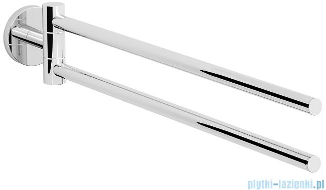 Oltens Gulfoss wieszak na ręcznik 38 cm dwuramienny ruchomy chrom 80104100