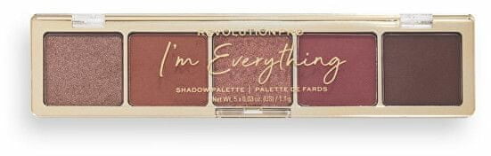 REVOLUTION PRO PRO Paleta cieni do powiek Glam Palette)Shadow Palette) 5,5 g Cień No Regrets Soft Nude)