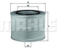 Mahle knecht LX 506 filtr powietrza LX 506