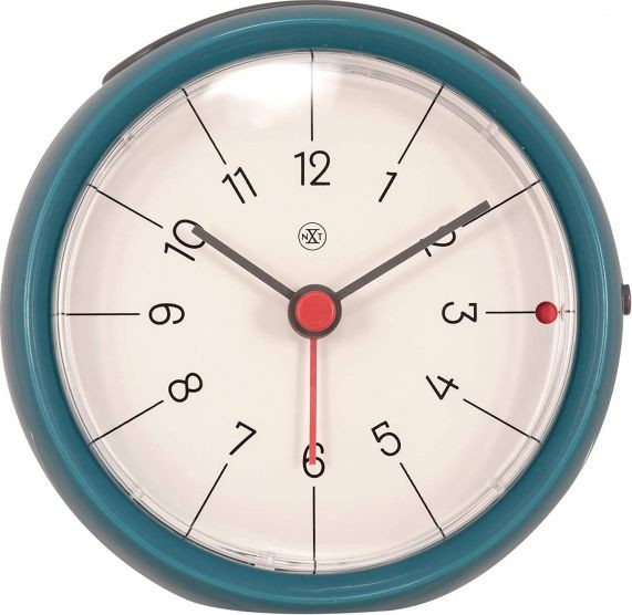 Nextime budzik Otto 9,5 x 3,8 cm niebieski twm_970664